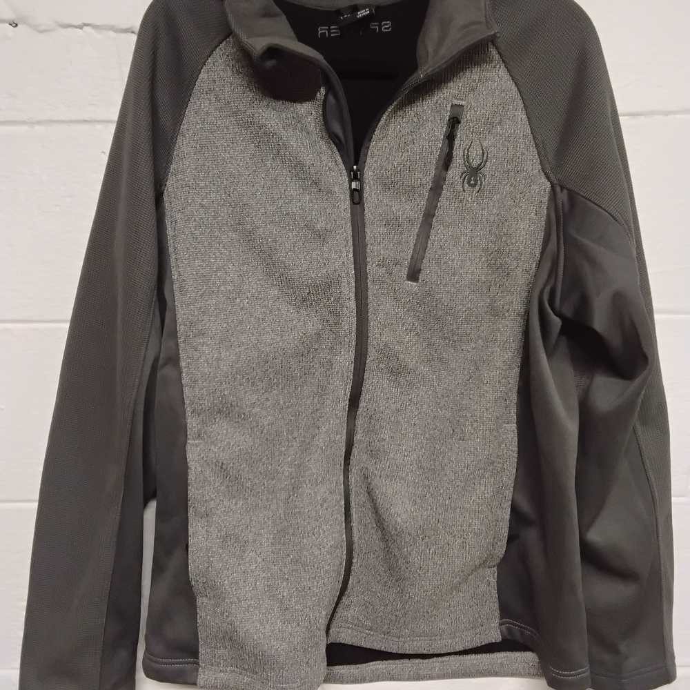 Spyder Men's Two-Tone Gray Performance Skey Jacket